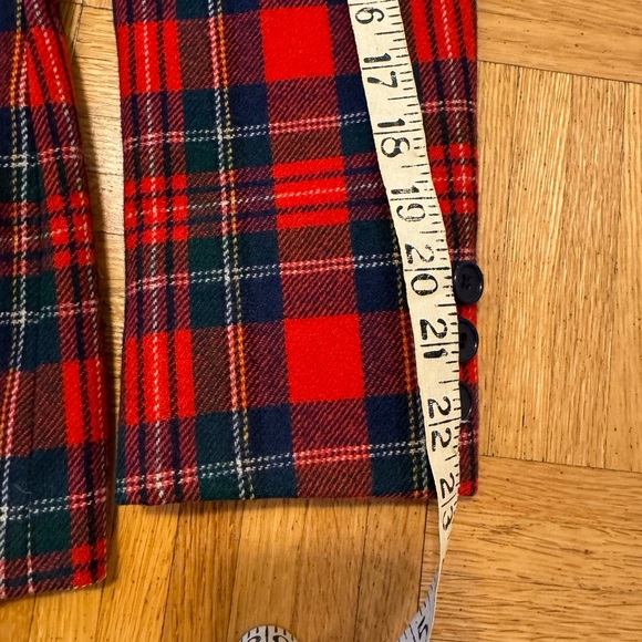 Vintage Pendleton Red Plaid Blazer - Picture 13 of 15